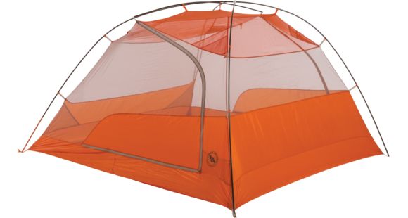Big Agnes Copper Spur HV UL4 Tent - 4 Person, 3 Season-Gray/Orange