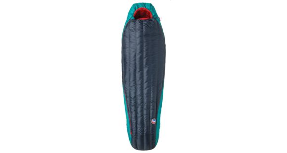 Big Agnes Daisy Mae 0 Sleeping Bag 650 DownTek, Right Zip - Mens, Navy/Aqua, Petite, BWDM0PR19