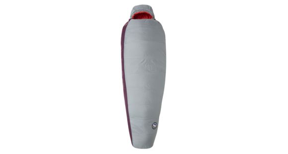 Big Agnes Elsie 15 Sleeping Bag FireLine Pro, Right Zip - Women's, Gray/Paprika, Petite, BTMWEPR19