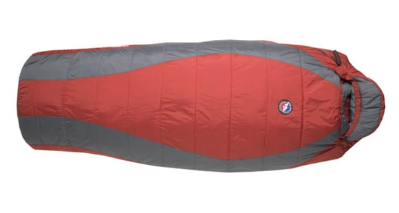 Big Agnes Encampment 15 Sleeping Bag, Long, Left, Matte Black Reactor, 1-lng-lft