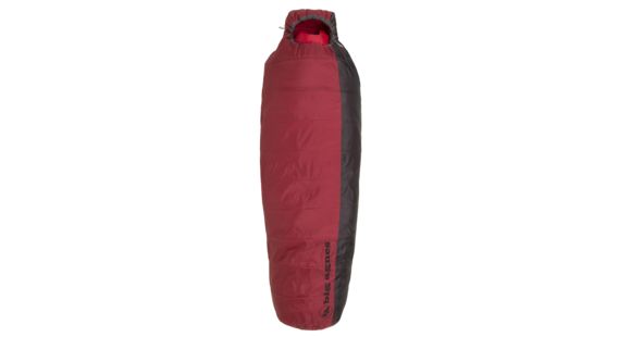 Big Agnes Encampment 15 Sleeping Bag (Synthetic)-Crimson/Coffee-Wide &amp; Long-Left