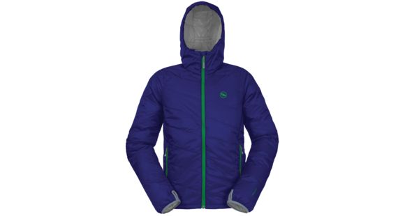 Big Agnes Farnsworth Hooded Jacket - Men's-Brilliant Blue/Cool Gray-Small