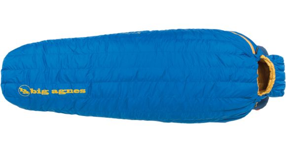 Big Agnes Fish Hawk 30 Sleeping Bag (650 DownTek)-Blue-Regular-Right