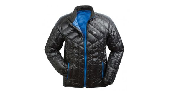 Big Agnes Hole In The Wall Down Jacket - Men's-Black/Blue-Small