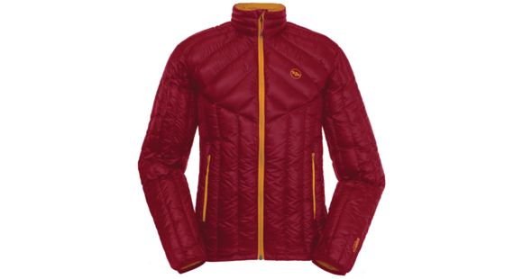 Big Agnes Hole In The Wall Down Jacket - Men's-Crimson/Sunflower-Large