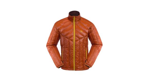 Big Agnes Hole In The Wall Down Jacket - Men's-Pumpkin/Chestnut-Small