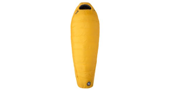 Big Agnes Lost Dog 30 Sleeping Bag FireLine Eco, Right Zip - Mens, Yellow/Navy, Regular, BLD30RR19