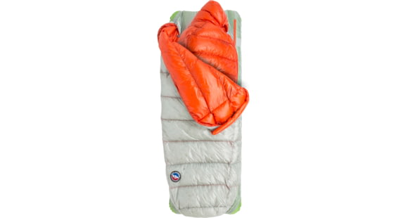 Big Agnes Lost Ranger Ul 3N1 15 850 Downtek Sleeping Bag, Gray/Orange, Long Left, BLRUL3N115LL22