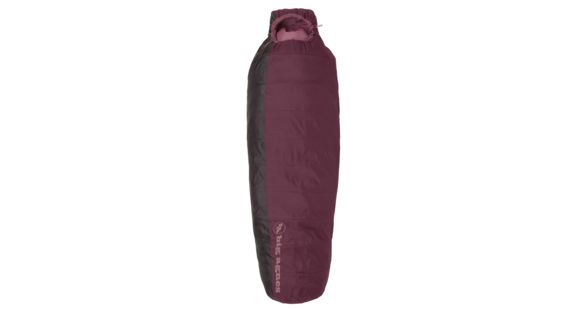 Big Agnes Lulu 15 Women's Sleeping Bag (Synthetic)-Rose/Coffee-Clearance-Regular-Left