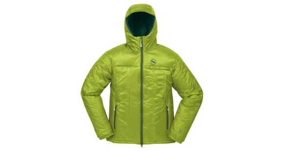 Big Agnes Men's Dunkley Belay Jacket - Pinneco Core, Lime/Green, Small, 31201-322-SM