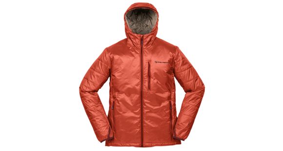 Big Agnes Men's Farnsworth Hooded Jacket - Pinneco Core, Orange/Taupe, Large, 31202-811-LG