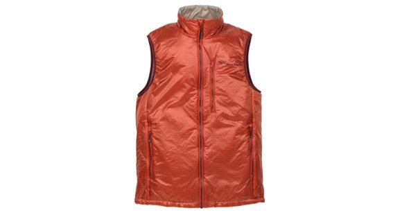 Big Agnes Men's Spike Vest - Pinneco Core, Orange/Taupe, Large, 31204-811-LG