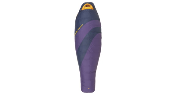 Big Agnes Mirror Lake 20 Women's Sleeping Bag (600 Down)-Grape/Navy-Petite-Right