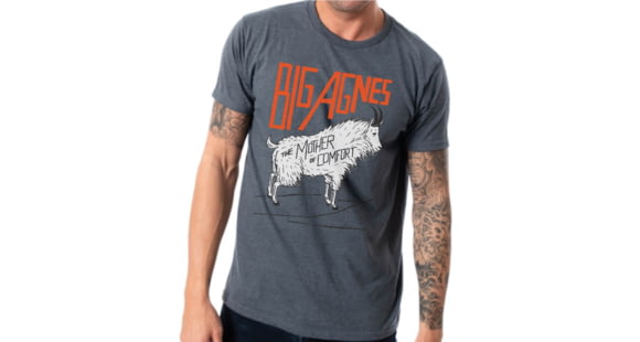 Big Agnes Mountain Goat T-Shirt - Men's, Jade Black Heather, Large, ATGOATMJBHL20