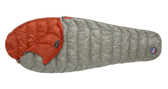 Big Agnes Pluton Ul 40, 850 Downtek Sleeping Bag, Gray/Pumpkin, Regular, BTMPULRL20