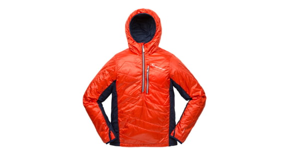 Big Agnes Porcupine Hooded Pullover - Men's, Orange/Navy, Exrta Large, 31206-820-XL
