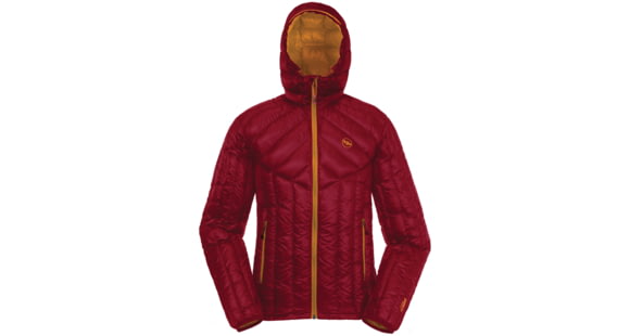 Big Agnes Shovelhead Hooded Jacket - Men's, Crimson/Sunflower, Small, 596282