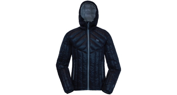 Big Agnes Shovelhead Hooded Jacket - Men's, Black/Cool Gray, Small, BLACK-COOL-GRAY-SMALL