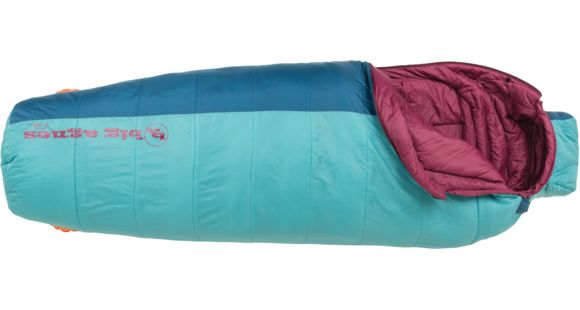 Big Agnes Slavonia 30 Sleeping Bag Synthetic, Regular, Left, Green/Blue, BWSRL17