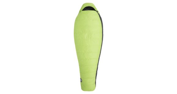 Big Agnes Spike Lake 15 Sleeping Bag 600 DownTek, Left Zip - Mens, Green/Gray, Long, BTMSLLL19