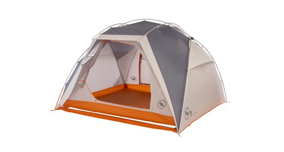 Big Agnes Titan 4 mtnGLO Tent, Gray/Orange, TTN4MG18