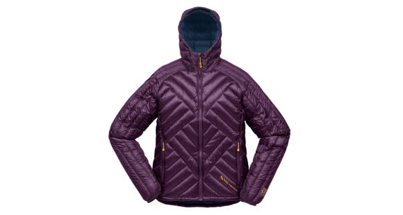 Big Agnes Women's Shovelhead Hooded Jacket - 700 DownTek, Purple/Navy, Small, 31403-501-SM