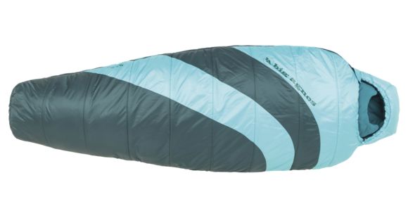 Big Agnes Women's Elsie 15 Sleeping Bag Synthetic, Regular, Right, Pine/Turquoise, BTMWERR16