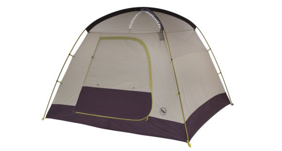 Big Agnes Yellow Jacket 4 mtnGLO Tent - 4 person, 3 Season-Stone/White