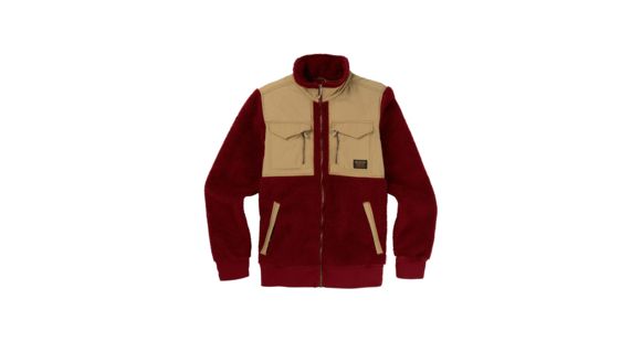 Burton Bower Full-Zip Fleece Jacket - Men's, Sparrow/Kelp, Large, 17348102600L