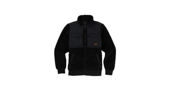 Burton Bower Full-Zip Fleece Jacket - Men's, True Black, Large, 17348102001L