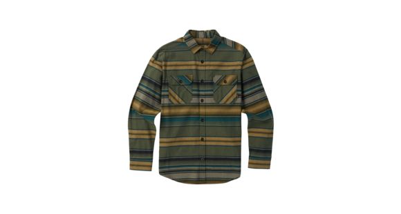 Burton Brighton Flannel Shirt - Men's, Clover Tusk Stripe, Large, 14053109300L