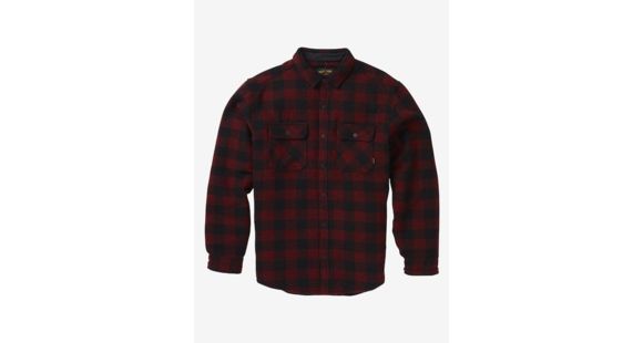 Burton Brighton Insulated Flannel Jacket - Men's, Bitters Htr Buff Pld, Small, 18949101600S