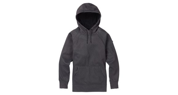 Burton Crown Bonded Pullover Hoodie - Women's, True Black Heather, Extra Small, 17478104001XS