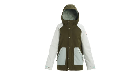 Burton Eastfall Jacket - Women's, Forest Night / Blue Flower / Wheeler Camo / Aqua G, Medium, 15019104300-M