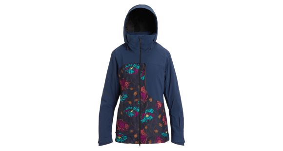 Burton Embark Jacket - Women's, Dress Blue / Bona Flora, Small, 10010106401-S