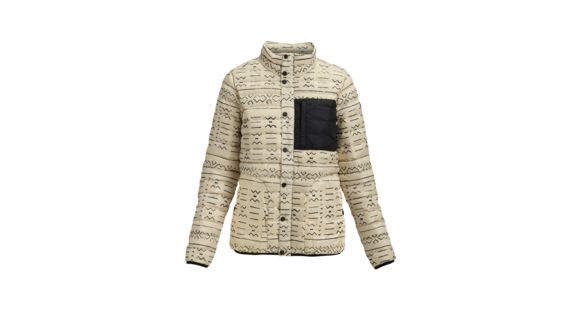 Burton Evergreen Collar Down Insulated Jacket - Women's, Canvas Bogolanfini/True Black, Large, 19015101250L