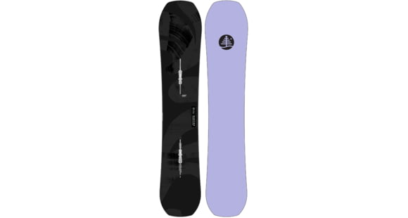 Burton Family Tree Hometown Hero Snowboard, Clear, 160W, 22245100000-160W