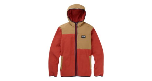 Burton Hearth Hooded Full-Zip Jacket - Men's, Tandori / Kelp, Small, 21357100600-S