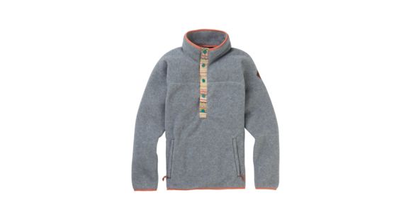 Burton Hearth Pullover - Women's, Gray Heather, Extra Small, 17338106020-XS
