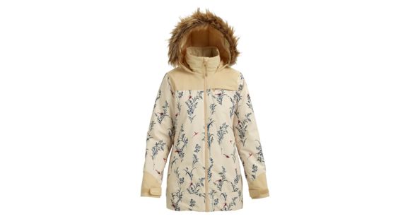 Burton Lelah Jacket - Women's, Canvas Birds/Pebble, Medium, 20541100100M