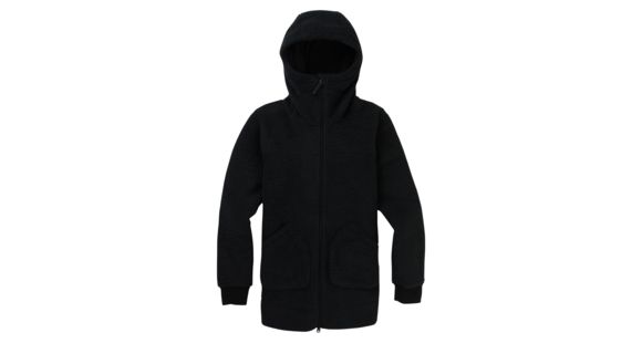 Burton Minxy Fleece Full-Zip Jacket - Women's, True Black Sherpa, Large, 16435105002-L