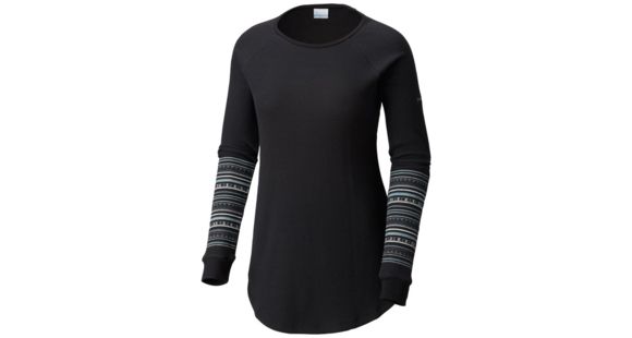 Columbia Along the Gorge Printed Crew, Black, M - Women's, 1803441010-M