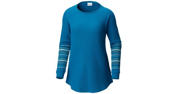 Columbia Along the Gorge Printed Crew, Lagoon, 3X - Women's, 1803442457-3X