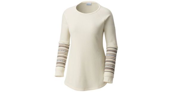 Columbia Along the Gorge Printed Crew Top - Women's, Light Bisque, Medium, 1803441106-M