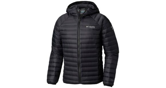 Columbia Alpha Trail Down Hooded Jacket - Men's, Black, Extra Large, 182315-010-XL