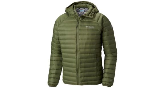 Columbia Alpha Trail Down Hooded Jacket - Men's, Mosstone, Medium, 1823151302-M