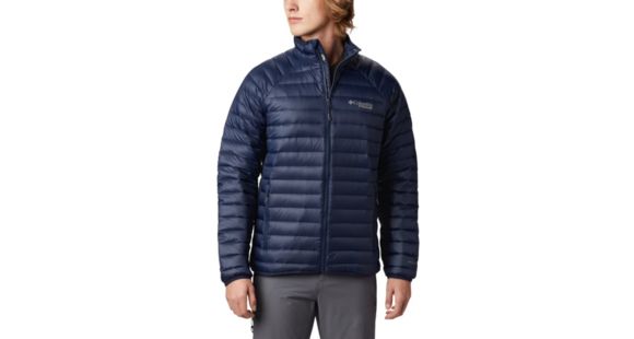 Columbia Alpha Trail Down Jacket - Men's, Collegiate Navy, Medium, 1823161464-M