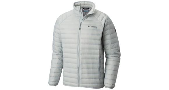 Columbia Alpha Trail Down Jacket - Men's, Soft Metal, Large, 1823161385-L