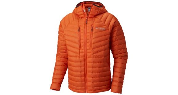 Columbia Altitude Tracker Hooded Jacket - Men's, Backcountry Orange, Medium, 1798631866-M