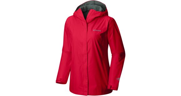 Columbia Arcadia II Rain Jacket - Women's, Red Camellia, X-Small, 426206